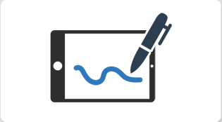 In-Take Customer Signature Before & After Repair With Customer Facing Display Widget