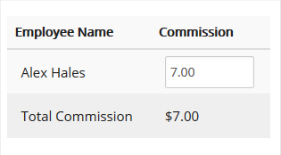 Employee Commission