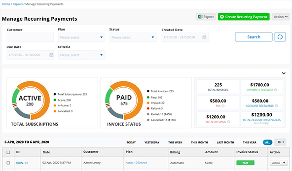 RepairDesk payments terminal